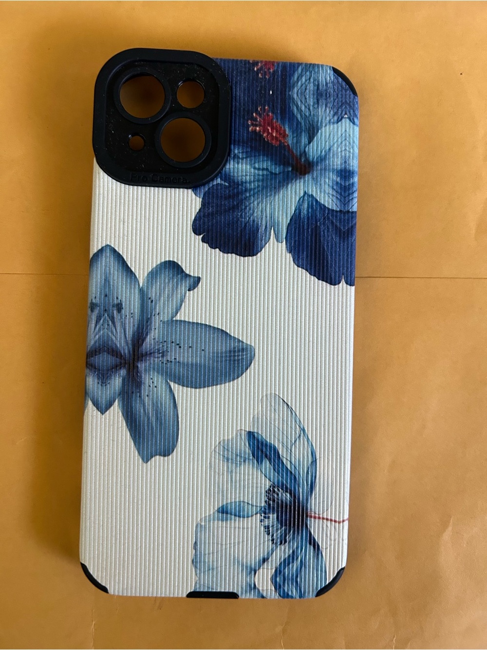 SHEIN Blue Floral Phone Case
